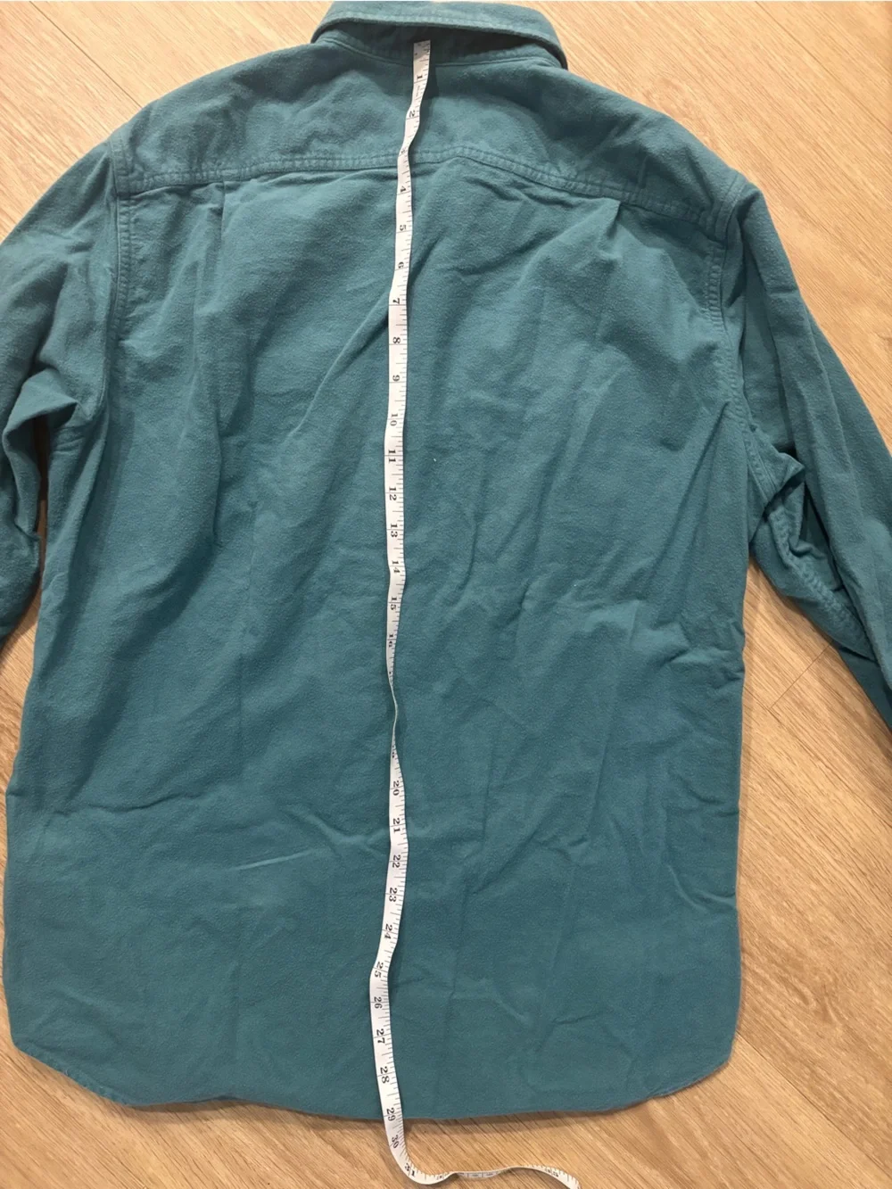 J. Crew Teal Chambray Work Shirt